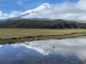 Cotopaxi volcano the most visited NAtional Park in the mainland 

